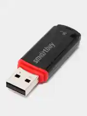 Флешка накопитель для компьютера 8 Gb, Smartbuy Crown, Usb 2.0, черный, 512175
