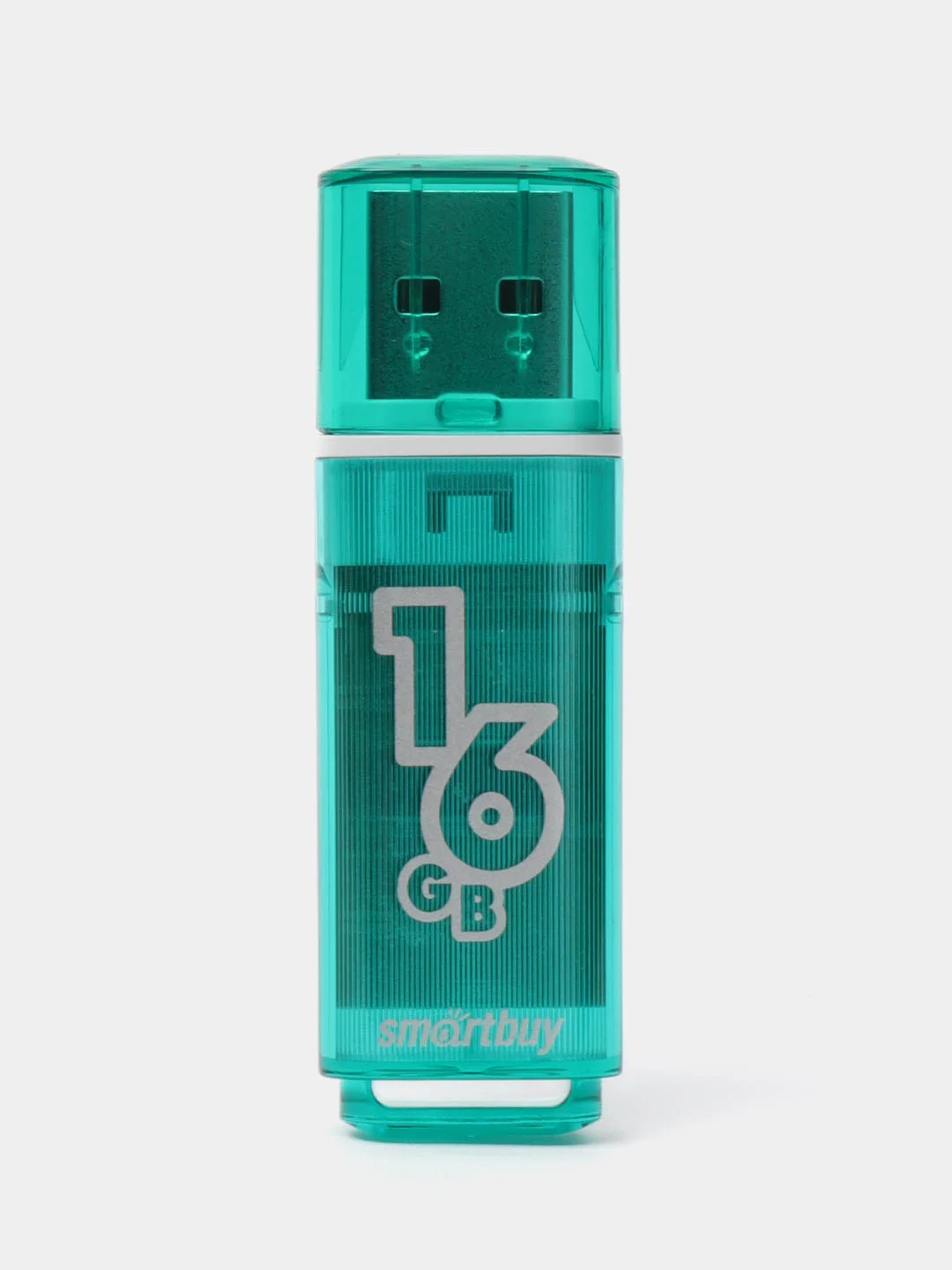 Флешка накопитель для компьютера 16 Gb, Smartbuy Glossy, Usb 2.0, зеленый, 512192