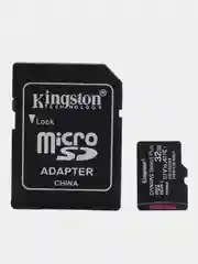 Карта памяти microSDHC 32 Gb Kingston Canvas Select Plus, Uhs-i U1, 100 Мб/с