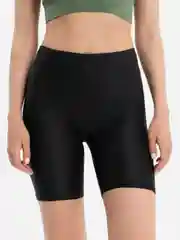 Черный велосипедки спортивные женские