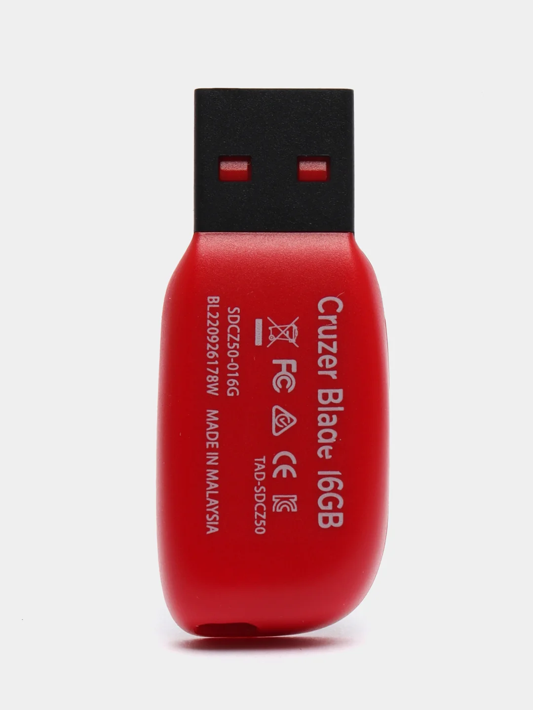 Флешка накопитель для компьютера 16 Gb, Sandisk Cruzer Blade, Usb 2.0, черный, 511579