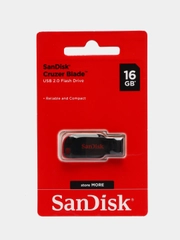 Флешка накопитель для компьютера 16 Gb, Sandisk Cruzer Blade, Usb 2.0, черный, 511579