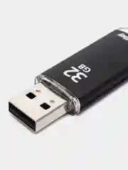Флешка накопитель для компьютера 32 Gb Smartbuy V-Cut, Usb 2.0 металлический корпус 512186