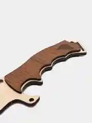 Коричневый нож деревянный охотничий из CS GO игрушечный, 24,5 см
