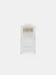 Сквозной коннектор RJ45 для витой пары CAT5E, 50шт RJ-45 CAT 5E