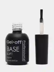 Мягкое базовое покрытие для ногтей BASE SOFT, Gel-off Professional, 10 мл