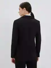 Черный жакет женский из вискозы