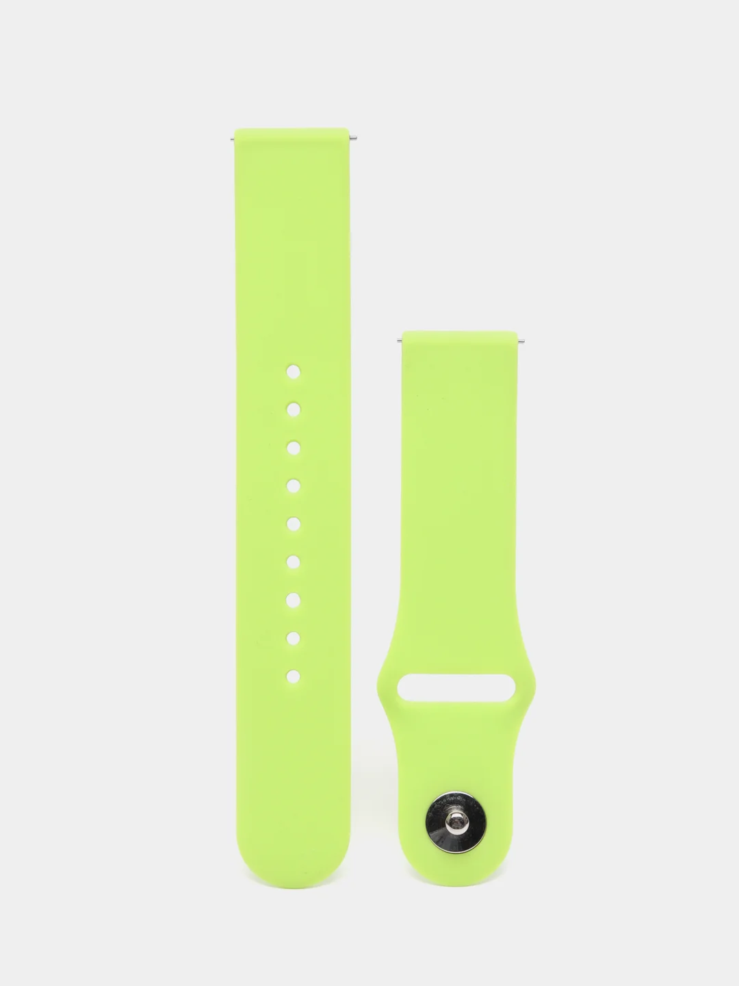 Салатовый ремешок для часов Xiaomi AmazFit Bip / Samsung Galaxy Watch Active, 20мм , универсальный