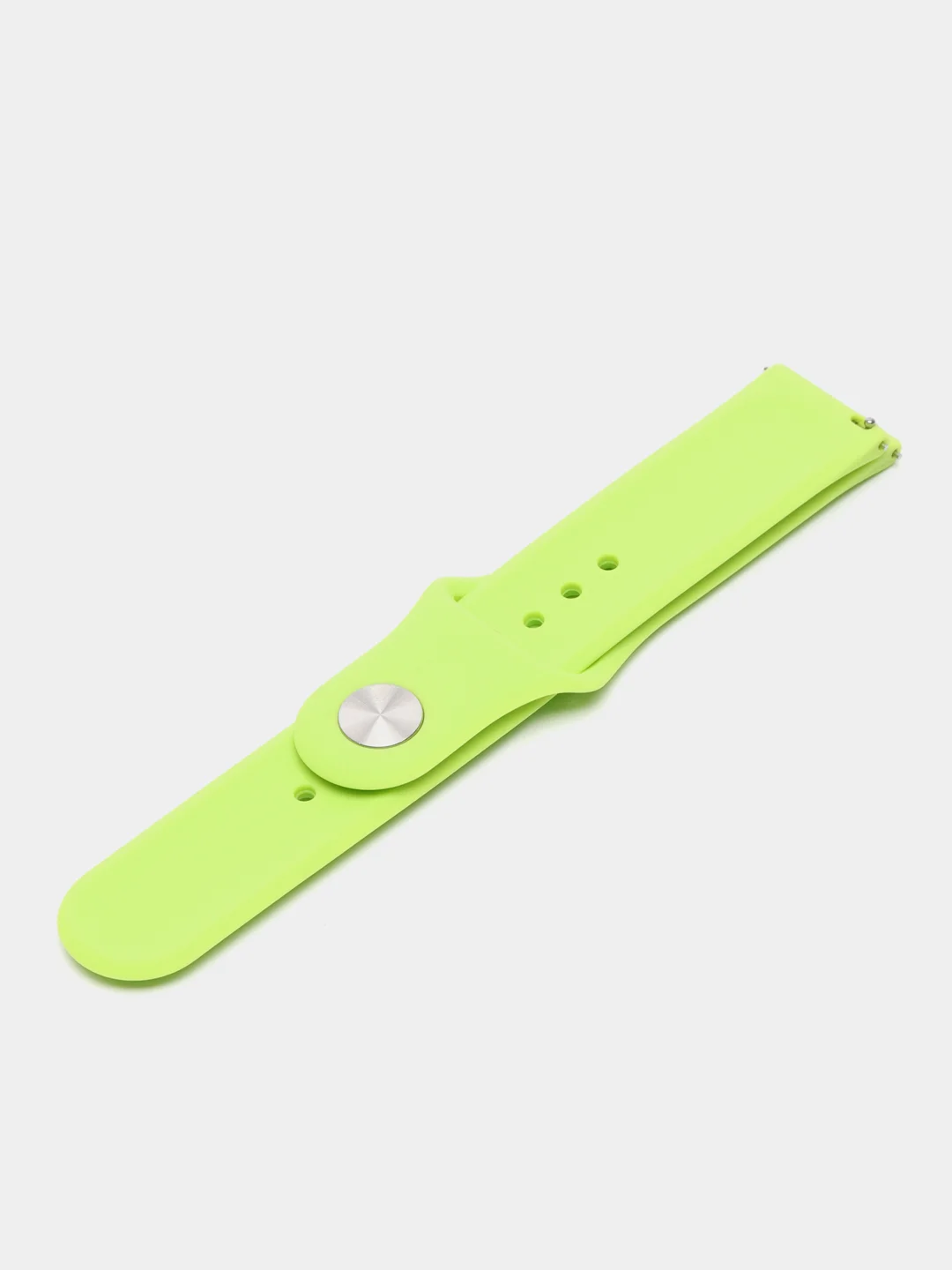 Салатовый ремешок для часов Xiaomi AmazFit Bip / Samsung Galaxy Watch Active, 20мм , универсальный