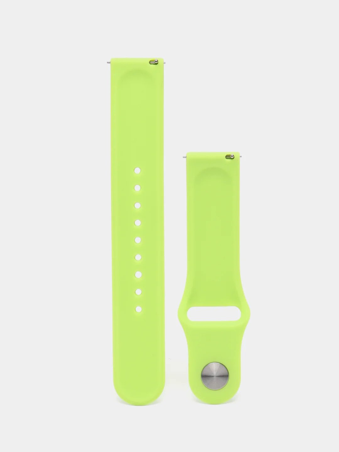 Салатовый ремешок для часов Xiaomi AmazFit Bip / Samsung Galaxy Watch Active, 20мм , универсальный
