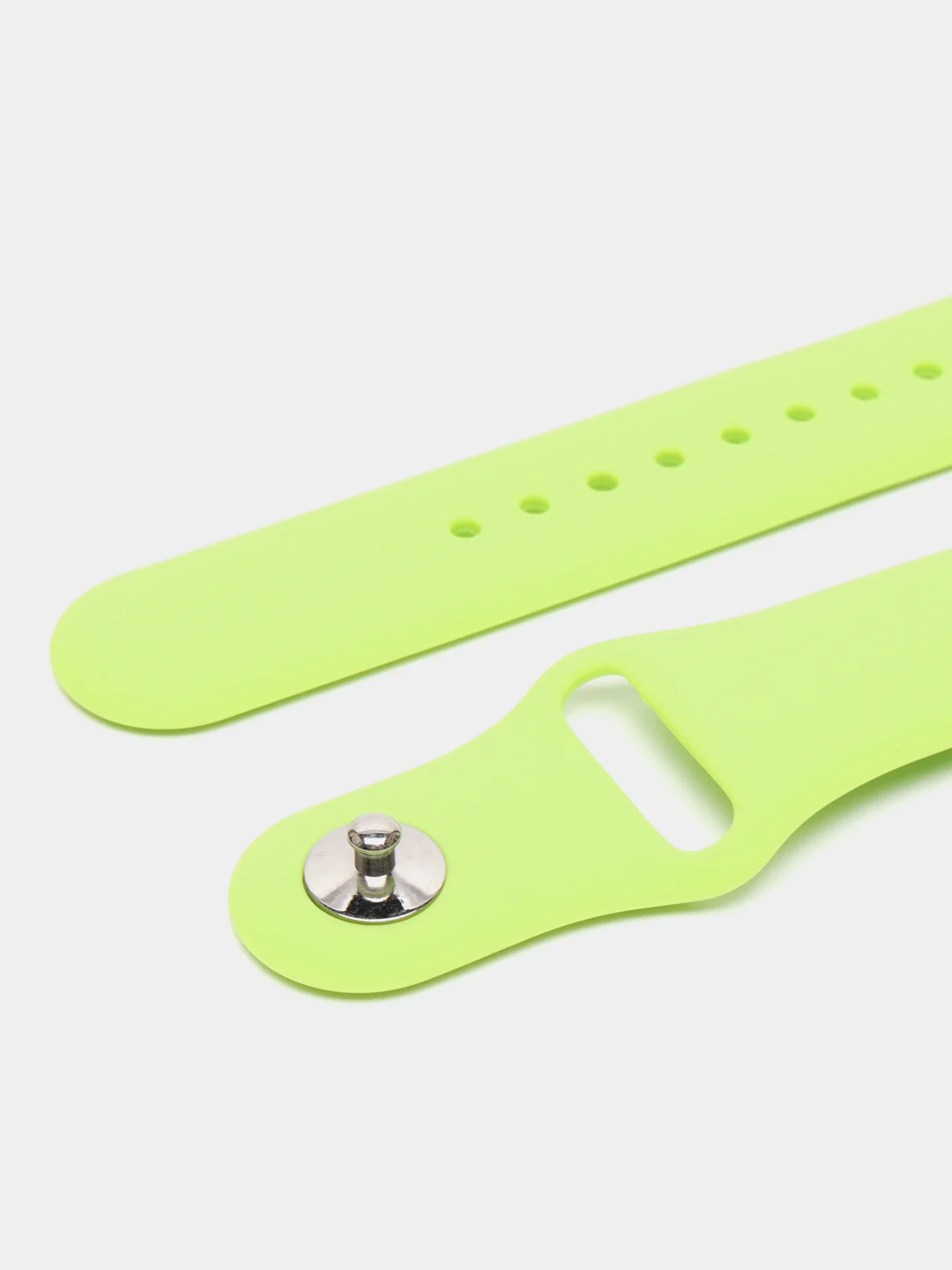 Салатовый ремешок для часов Xiaomi AmazFit Bip / Samsung Galaxy Watch Active, 20мм , универсальный