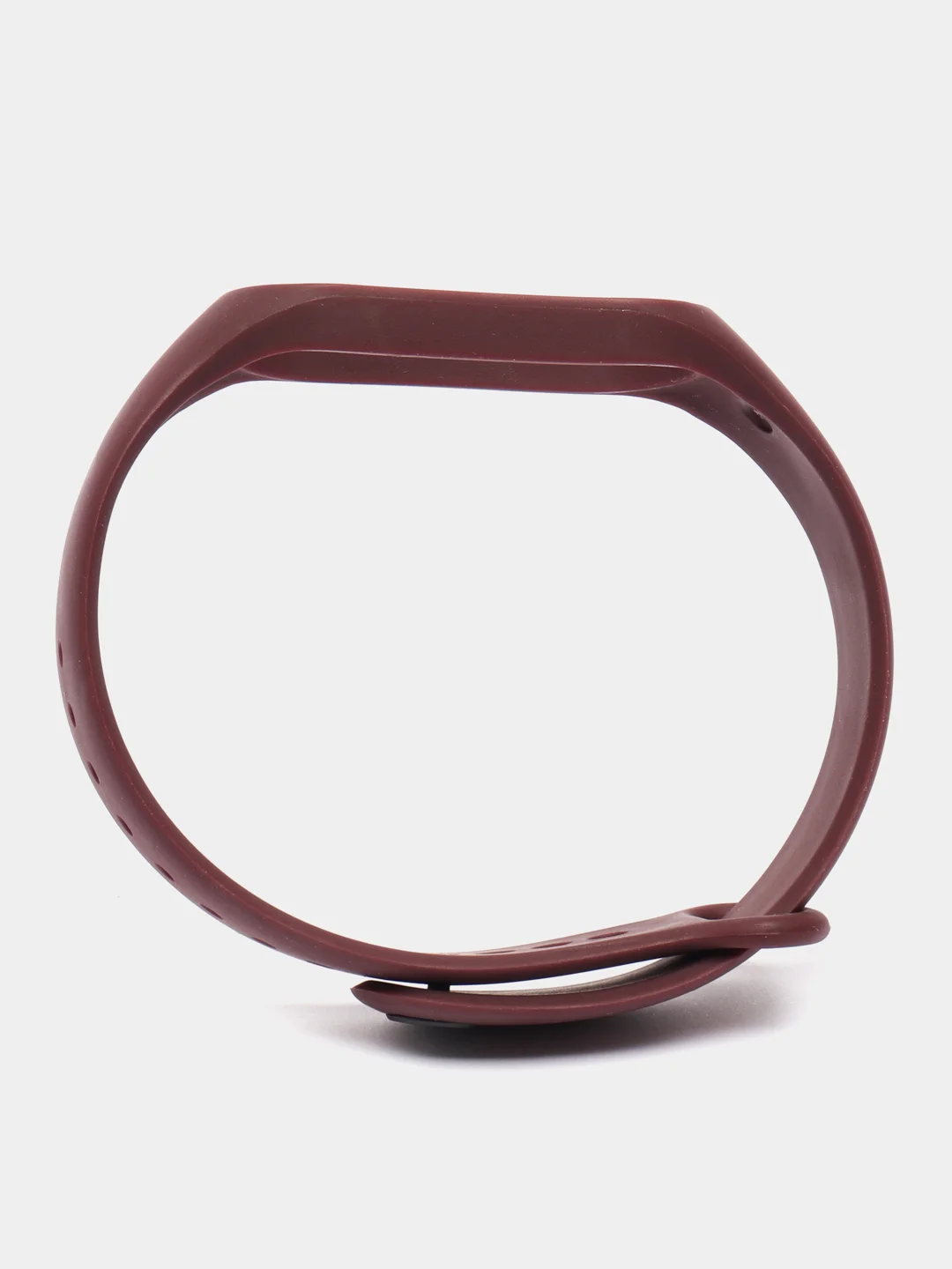 Бордовый ремешок Mi Band 7, однотонный, силиконовый