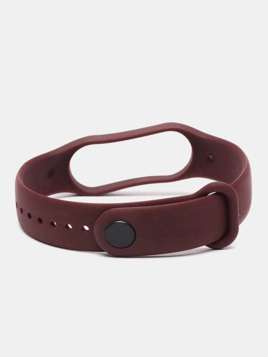 Бордовый ремешок Mi Band 7, однотонный, силиконовый