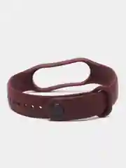Бордовый ремешок Mi Band 7, однотонный, силиконовый