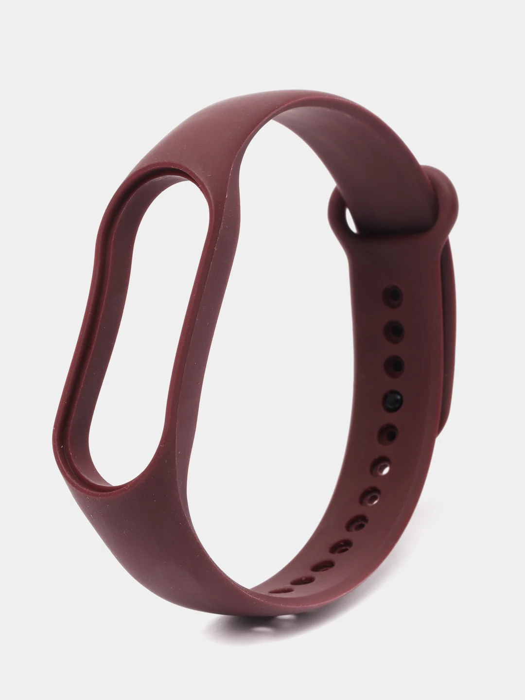 Бордовый ремешок Mi Band 7, однотонный, силиконовый