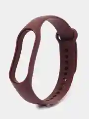 Бордовый ремешок Mi Band 7, однотонный, силиконовый