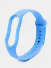 Голубой ремешок Mi Band 7, однотонный, силиконовый