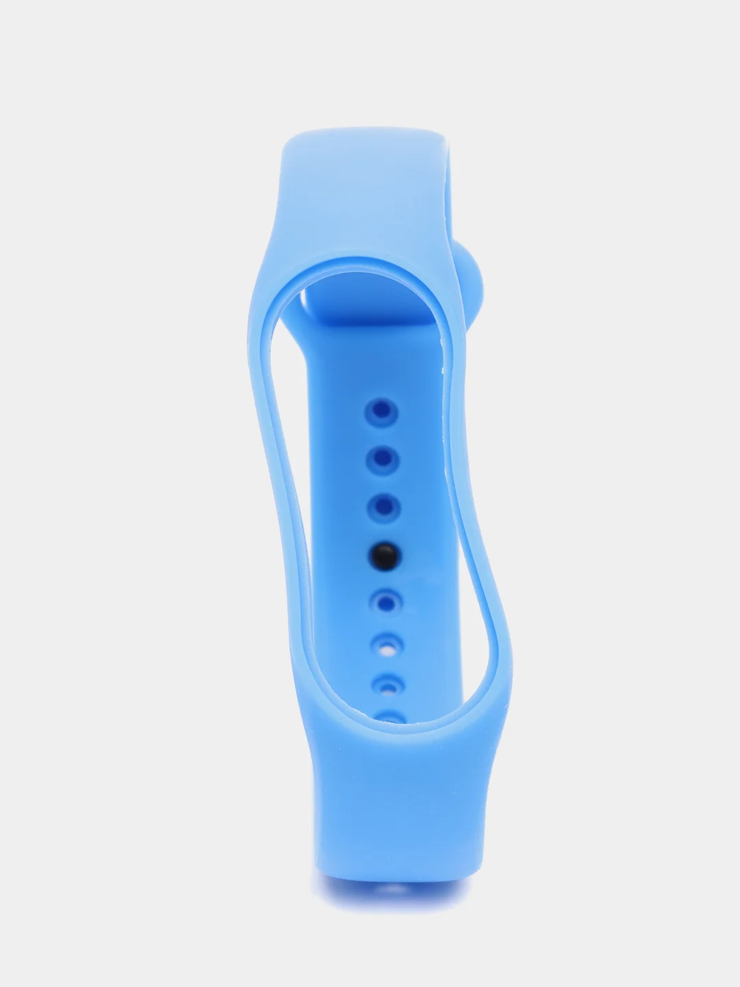 Голубой ремешок Mi Band 7, однотонный, силиконовый