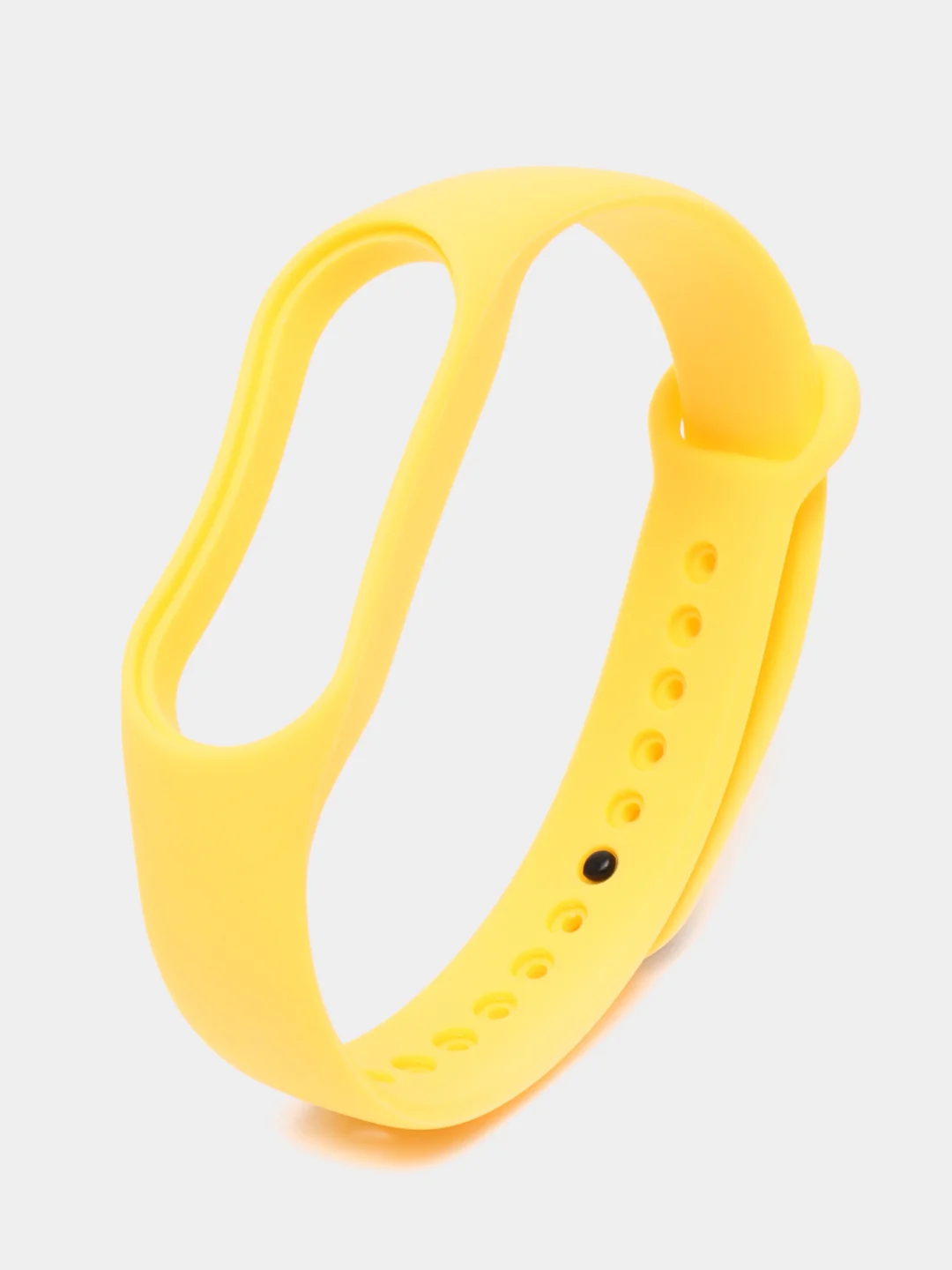 Желтый ремешок Mi Band 7, однотонный, силиконовый