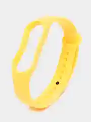 Желтый ремешок Mi Band 7, однотонный, силиконовый