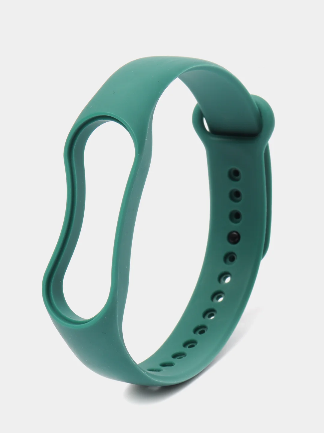 Зеленый ремешок Mi Band 7, однотонный, силиконовый