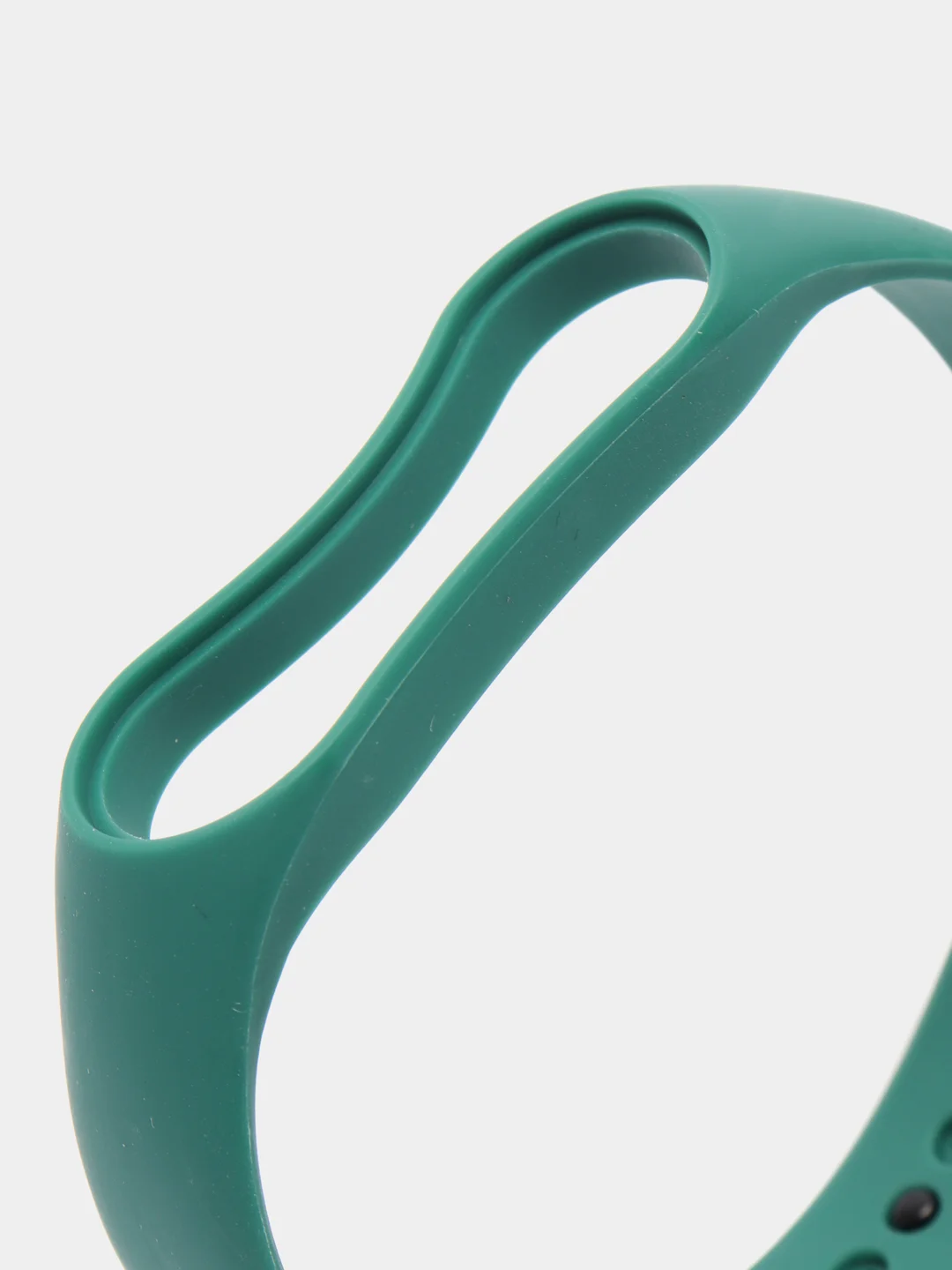 Зеленый ремешок Mi Band 7, однотонный, силиконовый