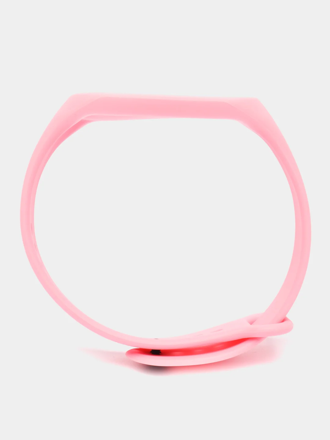 Розовый ремешок Mi Band 7, однотонный, силиконовый