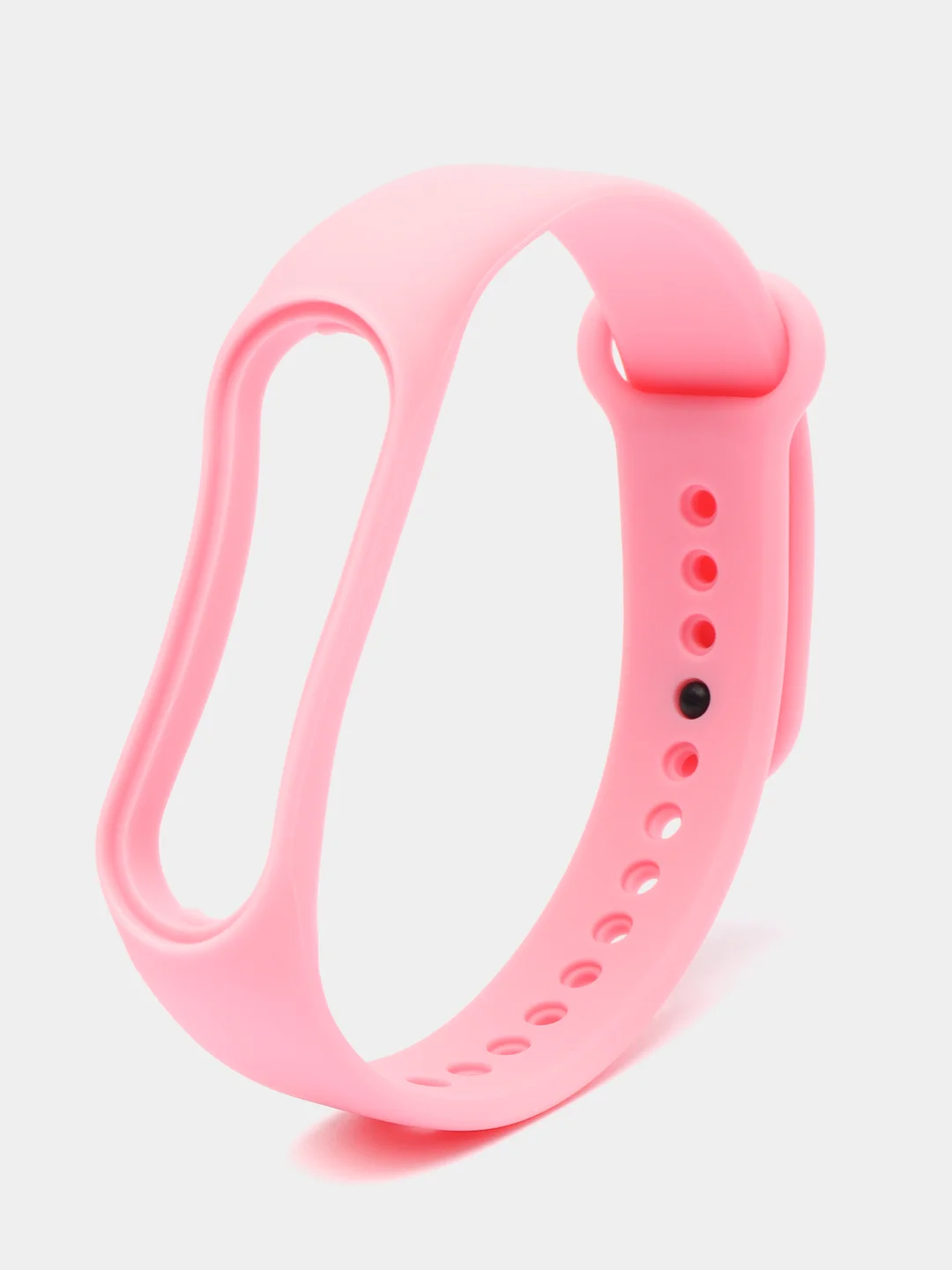 Розовый ремешок Mi Band 7, однотонный, силиконовый