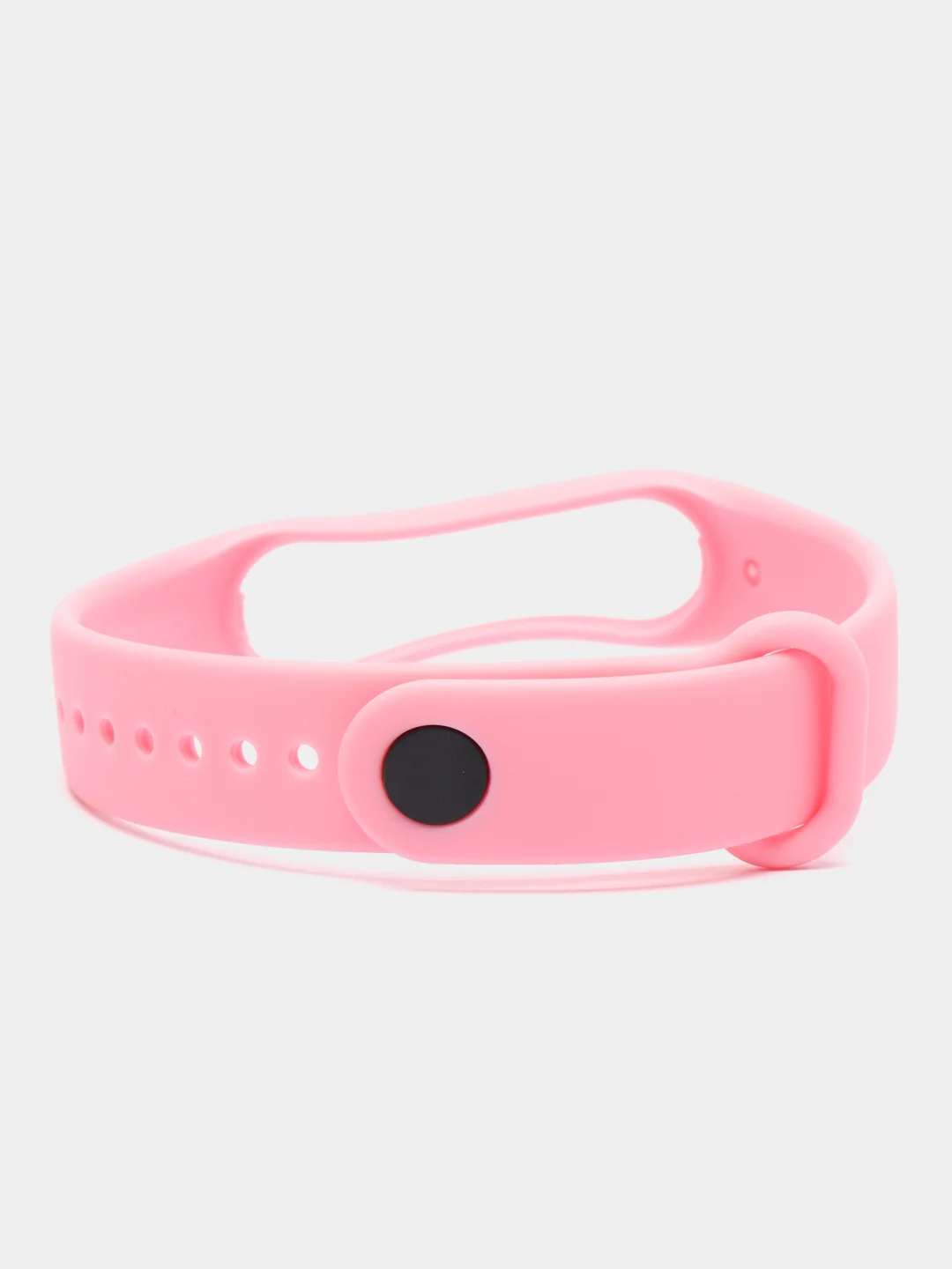 Розовый ремешок Mi Band 7, однотонный, силиконовый
