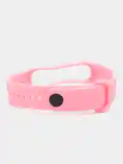 Розовый ремешок Mi Band 7, однотонный, силиконовый