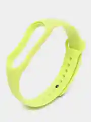 Салатовый ремешок Mi Band 7, однотонный, силиконовый