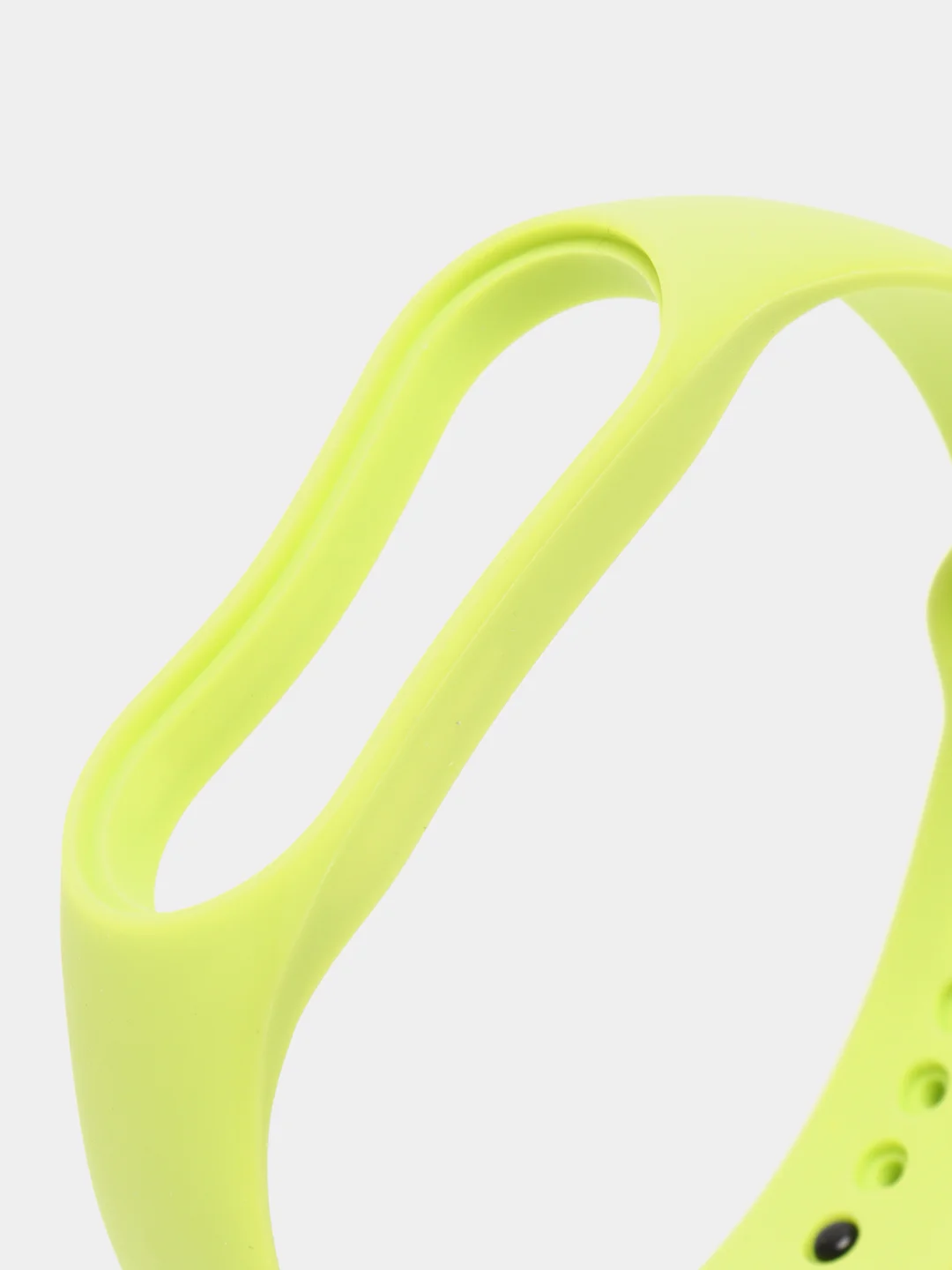 Салатовый ремешок Mi Band 7, однотонный, силиконовый