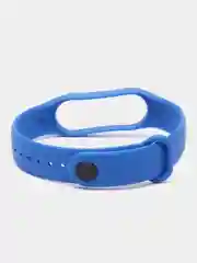 Синий ремешок Mi Band 7, однотонный, силиконовый