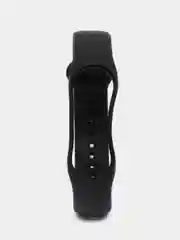 Черный ремешок Mi Band 7, однотонный, силиконовый