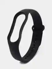 Черный ремешок Mi Band 7, однотонный, силиконовый