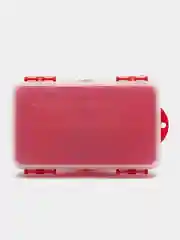 Красный коробочка для оснастки двухсторонняя, 14 x 8 х 4
