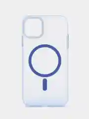 Голубой чехол для iPhone 11, iPhone 12/12Pro,  iPhone 14Pro,  iPhone 14 Pro Max с магнитом MagSafe