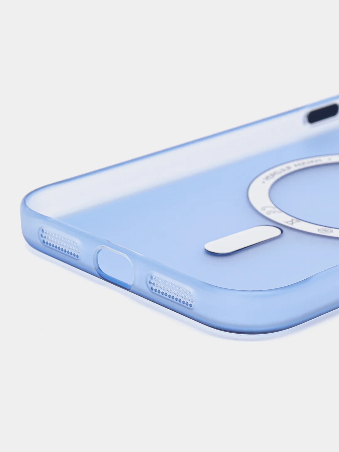 Голубой чехол для iPhone 11, iPhone 12/12Pro, iPhone 14Pro, iPhone 14 Pro Max с магнитом MagSafe