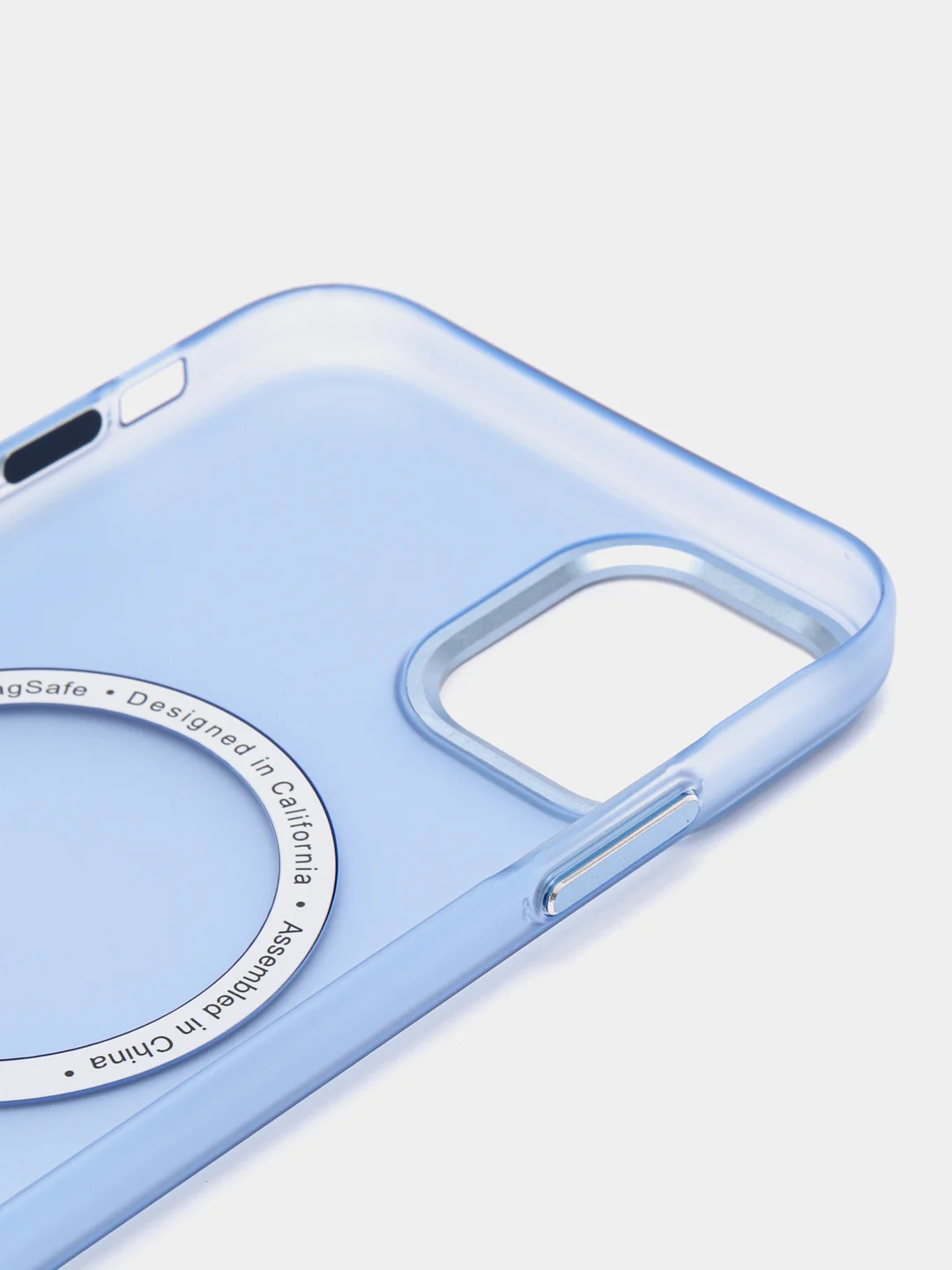 Голубой чехол для iPhone 11, iPhone 12/12Pro, iPhone 14Pro, iPhone 14 Pro Max с магнитом MagSafe
