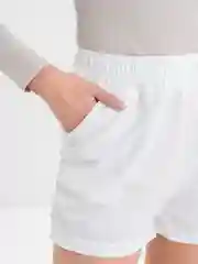 Белый женские шорты, короткие