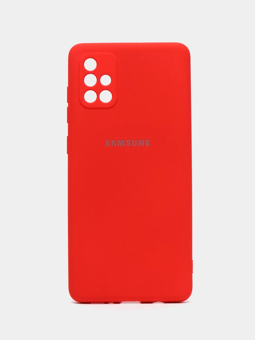 Алый чехол Samsung Galaxy A71, Самсунг Галакси А71 силиконовый Silicone Cover