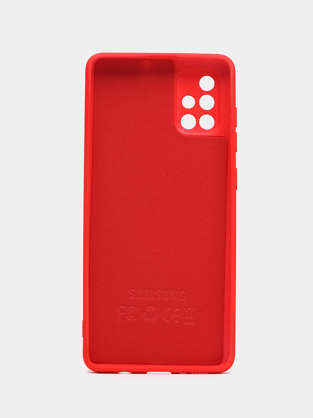 Алый чехол Samsung Galaxy A71, Самсунг Галакси А71 силиконовый Silicone Cover
