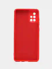 Алый чехол Samsung Galaxy A71, Самсунг Галакси А71 силиконовый Silicone Cover