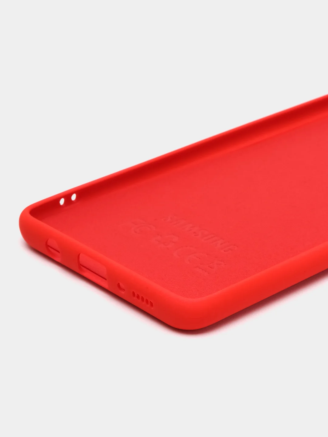 Алый чехол Samsung Galaxy A71, Самсунг Галакси А71 силиконовый Silicone Cover
