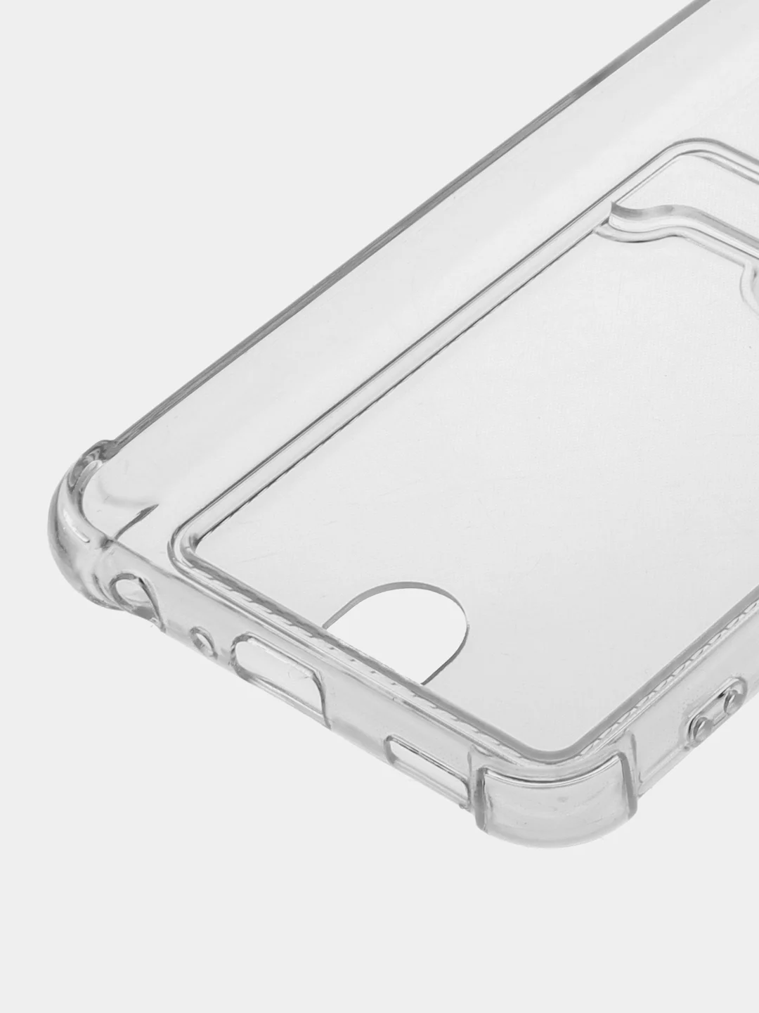 Противоударный прозрачный чехол на Samsung A04, A04E, A04S, A13 4G, A23, с карманом для карт