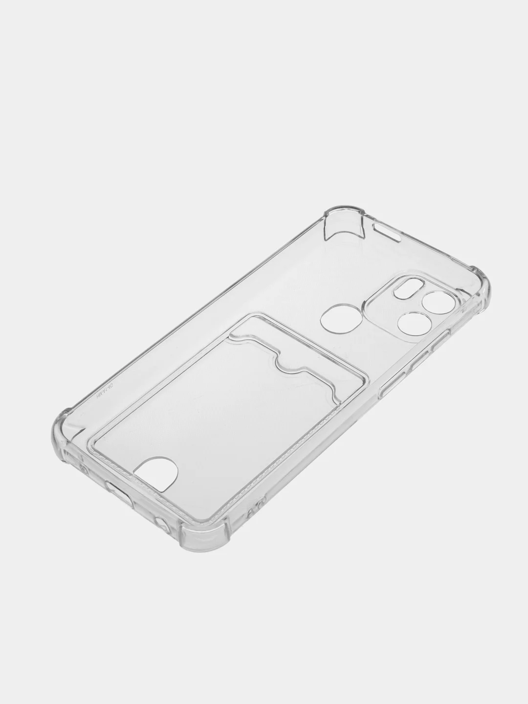 Противоударный прозрачный чехол на Xiaomi Redmi A1 Plus, с карманом для карт
