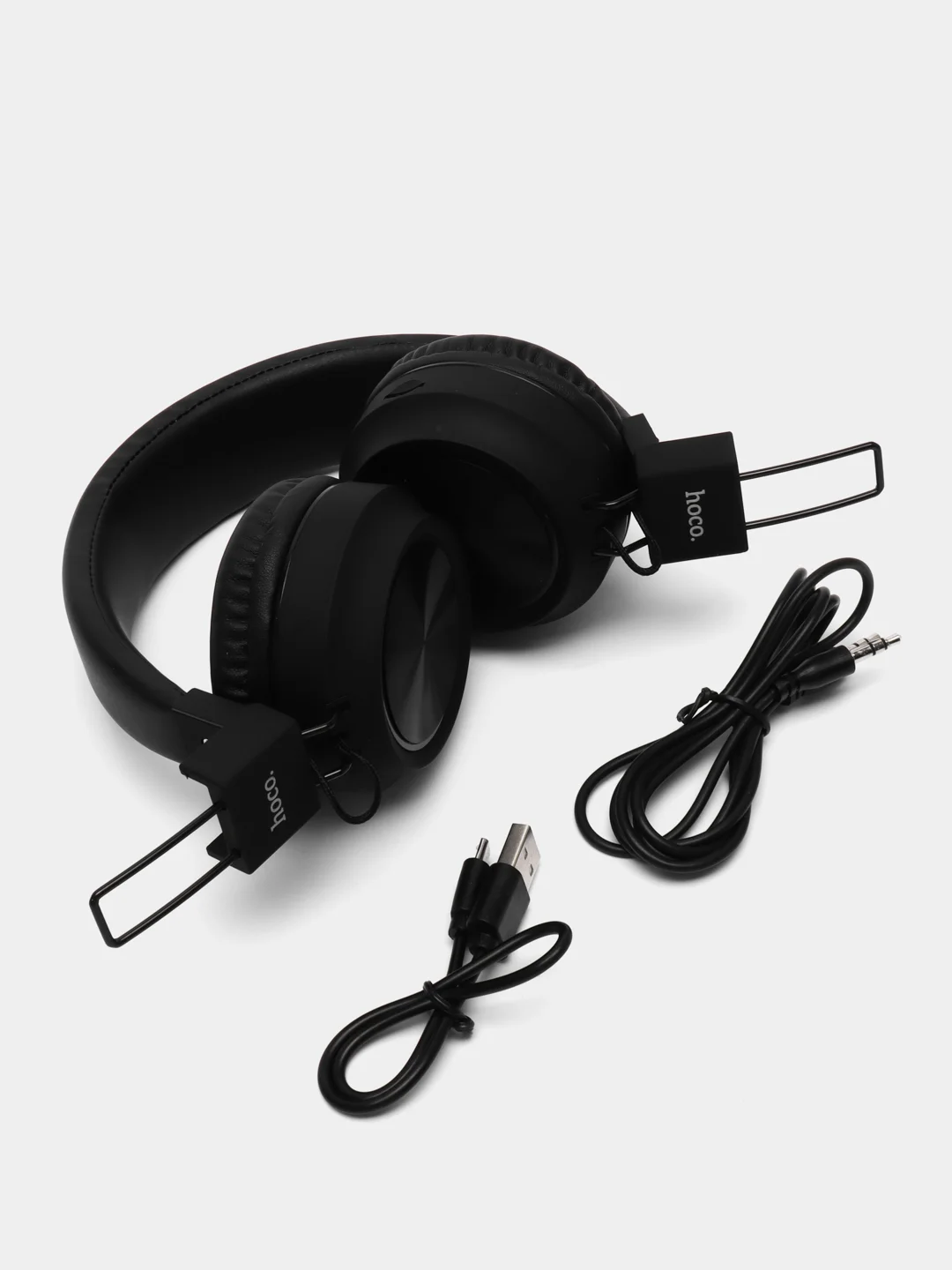 Черный наушники Bluetooth беспроводные Hoco W25