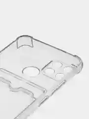 Противоударный прозрачный чехол на Realme 10, C21Y, C25Y, C30, с карманом для карт
