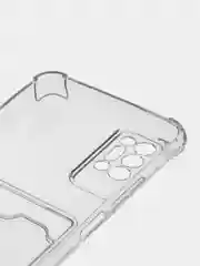 Противоударный прозрачный чехол на Tecno Pova 2, Pova 4 Pro, Spark 7 с карманом для карт