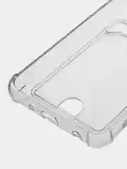 Противоударный прозрачный чехол на Tecno Pova 2, Pova 4 Pro, Spark 7 с карманом для карт